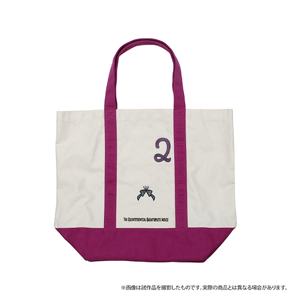 【グッズ-バッグ】映画 五等分の花嫁 【Space A la mode】カラートートバッグ/中野二乃 アラモード