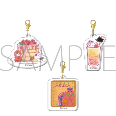 【グッズ-チャーム】エヴァンゲリオン EVANGELION SWEETS COLLECTION アクリルチャームセット/ASUKA