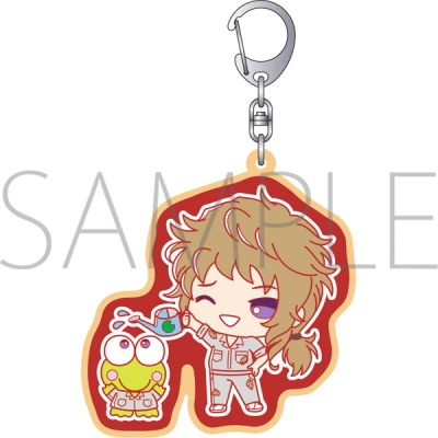 【グッズ-キーホルダー】ときめきメモリアル Girl's Side 4th Heart ラバーキーホルダー/御影小次郎×けろけろけろっぴ サンリオキャラクターズ