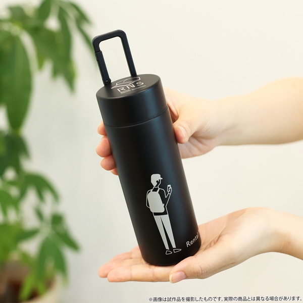 【グッズ-ビン】レンタルなんもしない人 カラビナハンドルサーモボトル