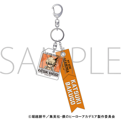 【グッズ-キーホルダー】僕のヒーローアカデミア 合皮リボンキーホルダー/爆豪