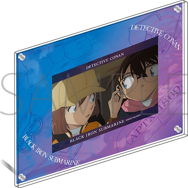 【グッズ-ブロマイド】劇場版 名探偵コナン -黒鉄の魚影- メモリアルフォトスタンド付きブロマイドセット