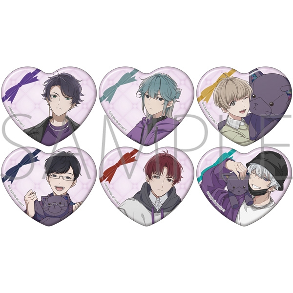 【グッズ-バッチ】アオペラ -aoppella!?- ハート型キャラバッジコレクション/VadLip