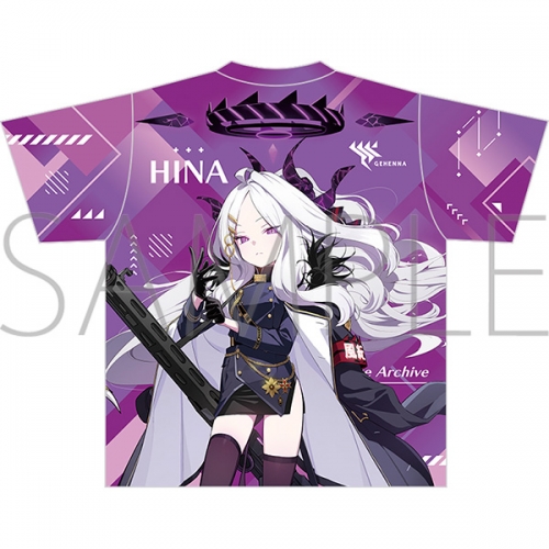 グッズ-Tシャツ】ブルーアーカイブ フルグラフィックTシャツ/ヒナ 