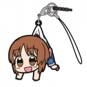 【グッズ-ストラップ】劇場版 ガールズ&パンツァー 西住みほ つままれストラップ 幼少期Ver.の画像