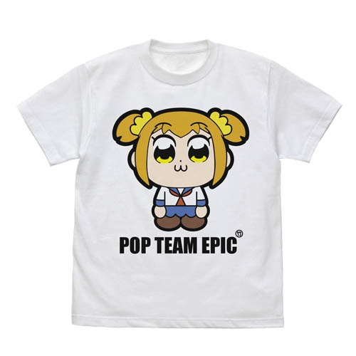 グッズ Tシャツ ポプテピピック アニメ ベイビーポプ子 フルカラーtシャツ White S アニメイト