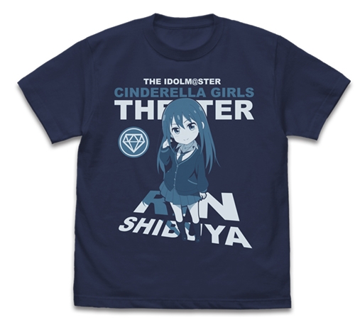 グッズ Tシャツ アイドルマスター シンデレラガールズ劇場 しんげき 渋谷凛 Tシャツ Indigo Xl アニメイト