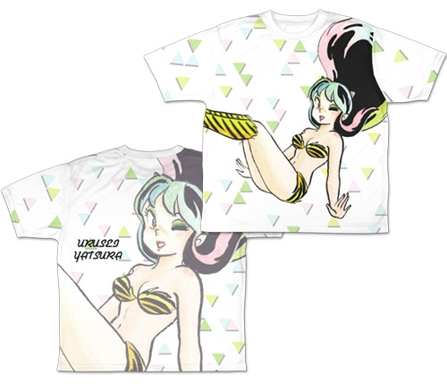 グッズ Tシャツ うる星やつら ラムちゃん 両面フルグラフィックtシャツ M アニメイト