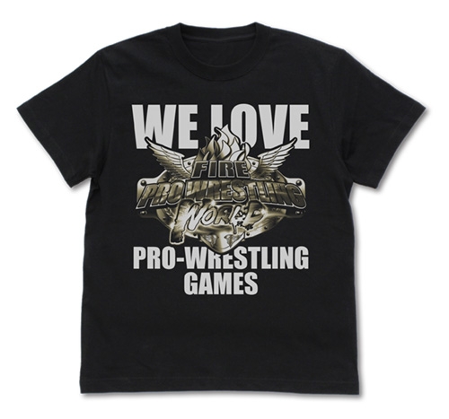 グッズ Tシャツ Fire Pro Wrestling World ファイヤープロレスリング ワールド Tシャツ Black S アニメイト