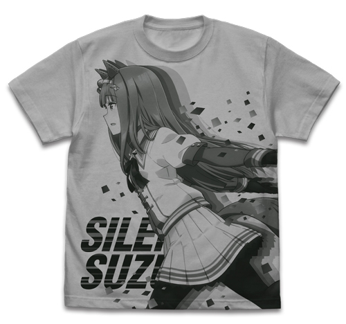 グッズ Tシャツ ウマ娘 プリティーダービー サイレンススズカ Tシャツ Light Gray Xl アニメイト