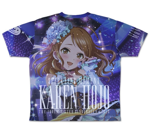 グッズ Tシャツ アイドルマスター シンデレラガールズ 煌めきのひととき 北条加蓮 両面フルグラフィックtシャツ L アニメイト