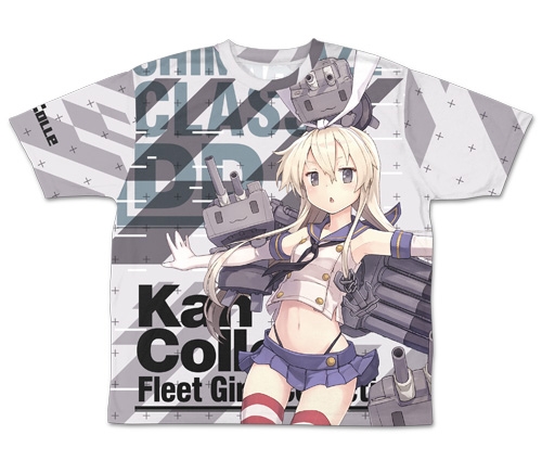 グッズ Tシャツ 艦隊これくしょん 艦これ 島風 両面フルグラフィックtシャツ 決戦mode M アニメイト