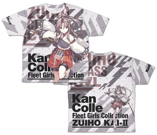 グッズ Tシャツ 艦隊これくしょん 艦これ 瑞鳳改二 両面フルグラフィックtシャツ M アニメイト