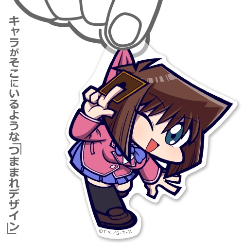 グッズ ストラップ 遊 戯 王デュエルモンスターズ 真崎杏子 アクリルつままれストラップ アニメイト