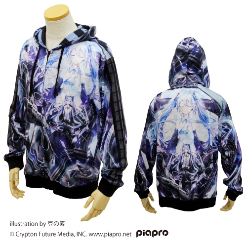 グッズ ジャンパー コート 初音ミク Circulator フルグラフィックライトパーカー Xl アニメイト
