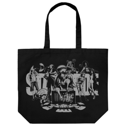 【グッズ-バック】ONE PIECE STAMPEDE ラージトート/BLACK
