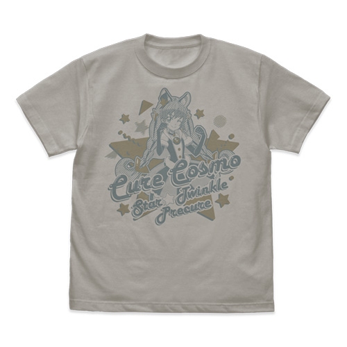 グッズ ｔシャツ スター トゥインクルプリキュア キュアコスモ ｔシャツ Light Gray Xl アニメイト
