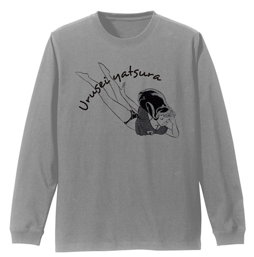 グッズ Tシャツ うる星やつら ラムちゃん 袖リブロングスリーブtシャツ Mix Gray Xl アニメイト