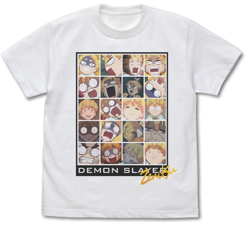 グッズ Tシャツ 鬼滅の刃 我妻善逸 フルカラーtシャツ White M アニメイト