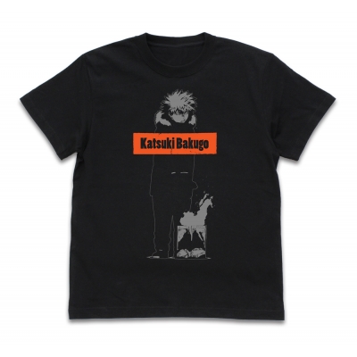 【グッズ-Tシャツ】僕のヒーローアカデミア 爆豪 勝己 Tシャツ 雪まつりVer. BLACK-S