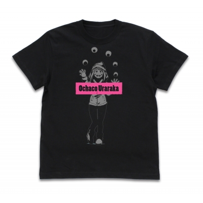 【グッズ-Tシャツ】僕のヒーローアカデミア 麗日お茶子 Tシャツ 雪まつりVer. BLACK-L