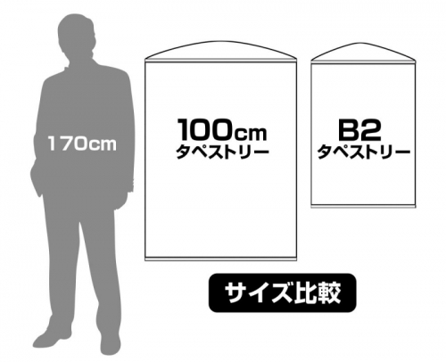 グッズ タペストリー 銀魂 銀さん B2タペストリー 桜パンケーキとラテアートver アニメイト