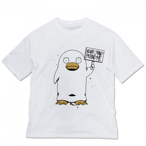 グッズ Tシャツ 銀魂 エリザベス 俺の後ろに立つな ビッグシルエットｔシャツ White Xl アニメイト