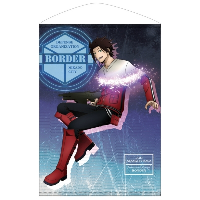 【グッズ-タペストリー】ワールドトリガー 描き下ろし 嵐山准 B2タペストリー トリガー起動(オン)Ver.