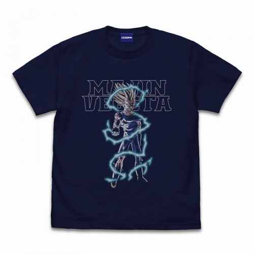 グッズ-Tシャツ】ドラゴンボールZ 魔人ベジータ Tシャツ/NAVY-M 
