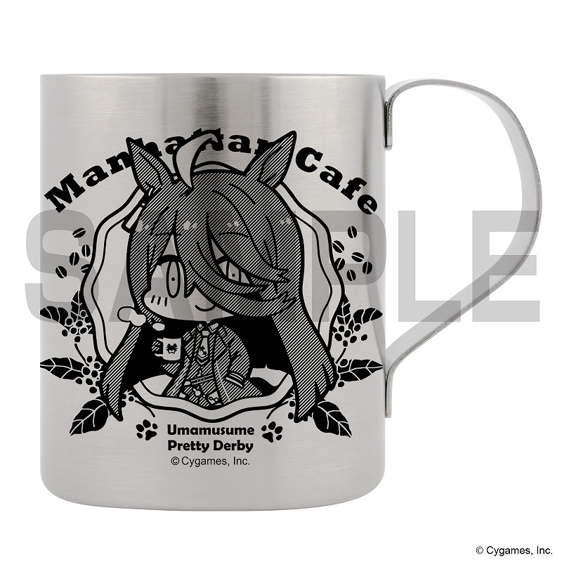 【グッズ-マグカップ】ウマ娘 プリティーダービー マンハッタンカフェ 二層ステンレスマグカップ