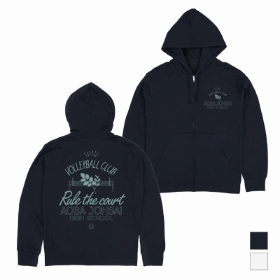 【グッズ-ジャンパー・コート】ハイキュー!! 青葉城西高校バレーボール部 ジップパーカー/NAVY-XL
