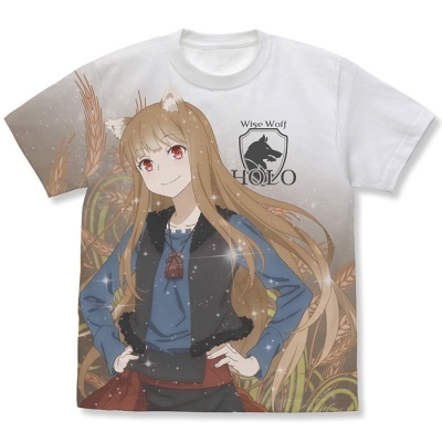【グッズ-Tシャツ】TVアニメ『狼と香辛料 MERCHANT MEETS THE WISE WOLF』 ホロ フルグラフィックTシャツ/WHITE-M