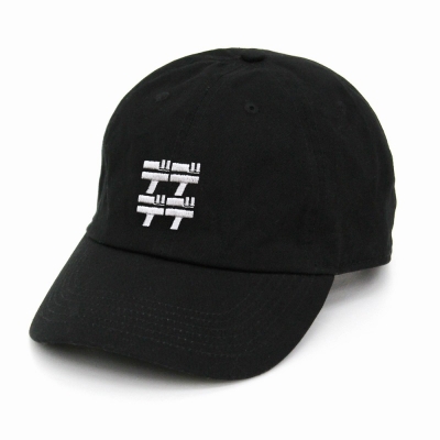 【グッズ-帽子】デッドデッドデーモンズデデデデデストラクション デデデデ 刺繍ローキャップ/BLACK