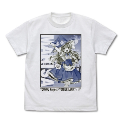 【グッズ-Tシャツ】東方Project 霧雨魔理沙 Tシャツ よみうりランドVer. illust:なつめえり/WHITE-M