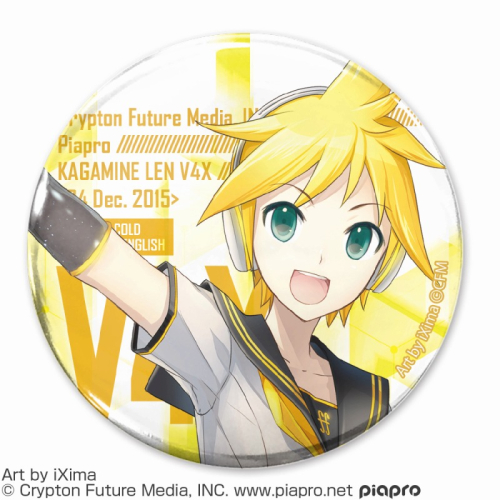 グッズ-バッチ】鏡音レン V4X 65mm缶バッジ | アニメイト