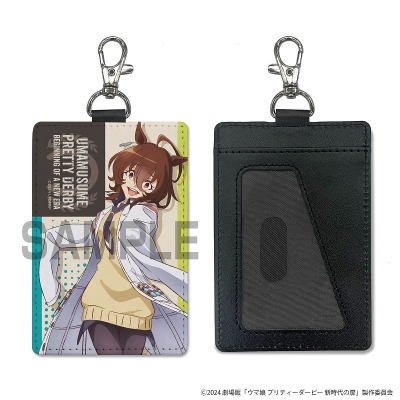 【グッズ-パスケース】劇場版『ウマ娘 プリティーダービー 新時代の扉』 アグネスタキオン パスケース(ナスカン付き)