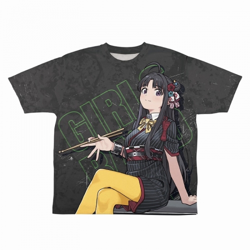 グッズ-Tシャツ】ガールズバンドクライ 描き下ろし 安和すばる 両面 