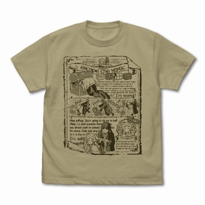 【グッズ-Tシャツ】葬送のフリーレン フリーレン&フェルン ミミック脱出 Tシャツ/SAND KHAKI-L