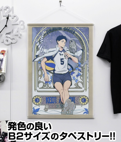 グッズ-タペストリー】ハイキュー!! 描き下ろし 赤葦京治 B2 