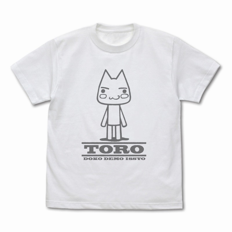 【グッズ-Tシャツ】どこでもいっしょ トロ ヴィンテージ Tシャツ/WHITE-S