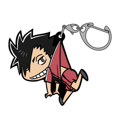 【グッズ-キーホルダー】ハイキュー!! 黒尾鉄朗 つままれ ジャンプVer.