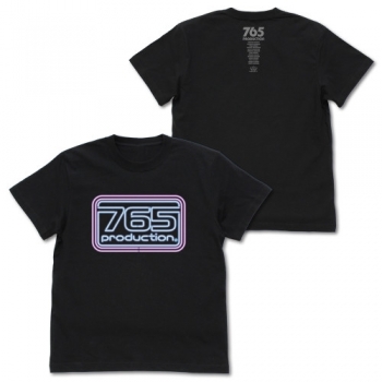 グッズ-Tシャツ】アイドルマスター 765プロ ロゴ ネオンサイン Tシャツ 