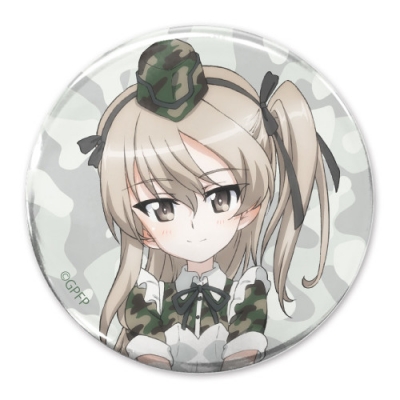 【グッズ-バッチ】ガールズ&パンツァー 最終章 島田愛里寿 65mm缶バッジ ミリタリーメイドver.