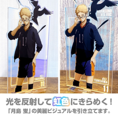 【グッズ-スタンドポップ】ハイキュー!! 月島 蛍 オーロラアクリルスタンド(大) 挑戦と成長Ver.