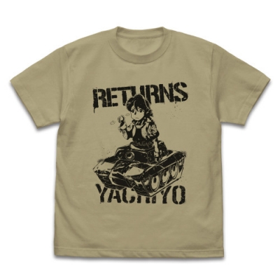 【グッズ-Tシャツ】アポカリプスホテル 帰還したヤチヨ Tシャツ/SAND KHAKI-M