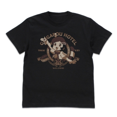 【グッズ-Tシャツ】アポカリプスホテル ポン子 Tシャツ/BLACK-S