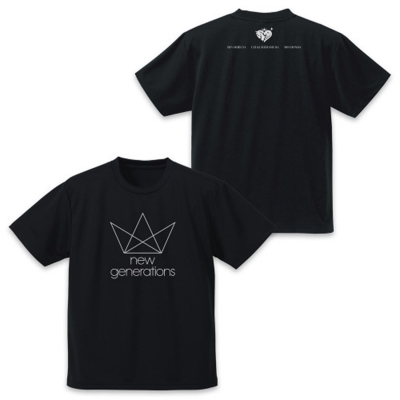 【グッズ-Tシャツ】アイドルマスター シンデレラガールズ new generationsロゴ ドライTシャツ/BLACK-XL