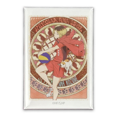 【グッズ-バッチ】ハイキュー!! 孤爪研磨 スクエア缶バッジ 飛翔Ver.