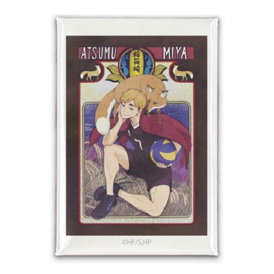 【グッズ-バッチ】ハイキュー!! 宮 侑 スクエア缶バッジ 飛翔Ver.