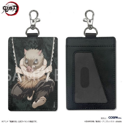 【グッズ-パスケース】鬼滅の刃 嘴平伊之助 パスケース(ナスカン付き)